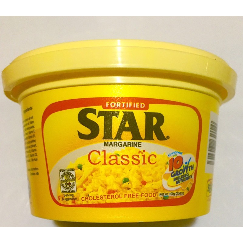 Fortified Star Margarine Classic 100g Shopee Philippines
