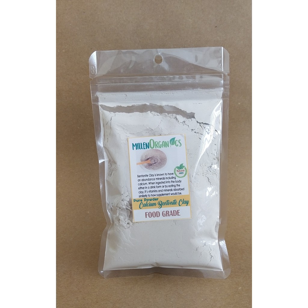 Calcium Bentonite Clay Food Grade Fine Powder Shopee Philippines