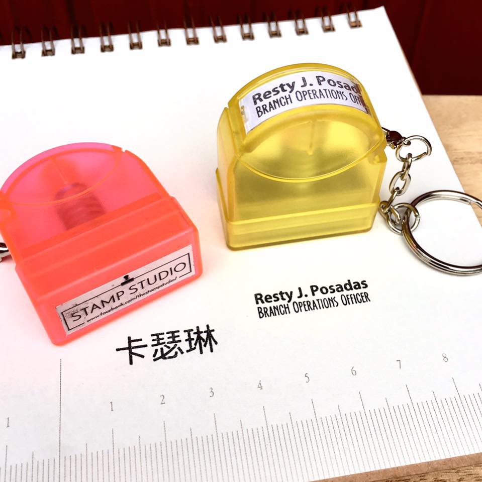 10x28mm Pudding Customized Personalized Custom Self Inking Stamp (COD ACCEPTED) Shopee Philippines