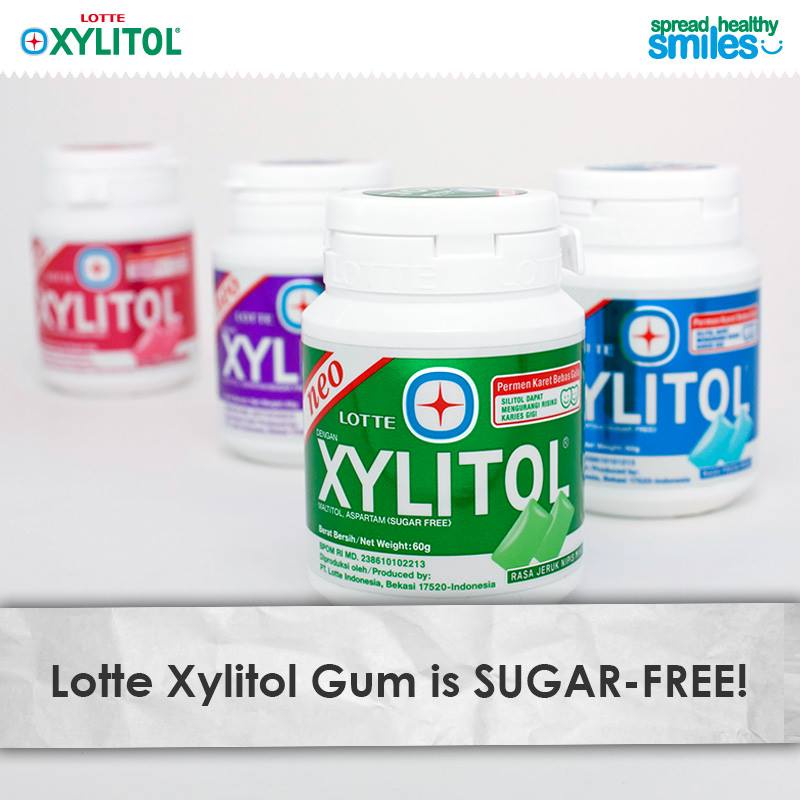 Lotte Japan Xylitol Chewing Gum Jar Cavity Free Sugar Free Fresh Lime Mint 58g Shopee