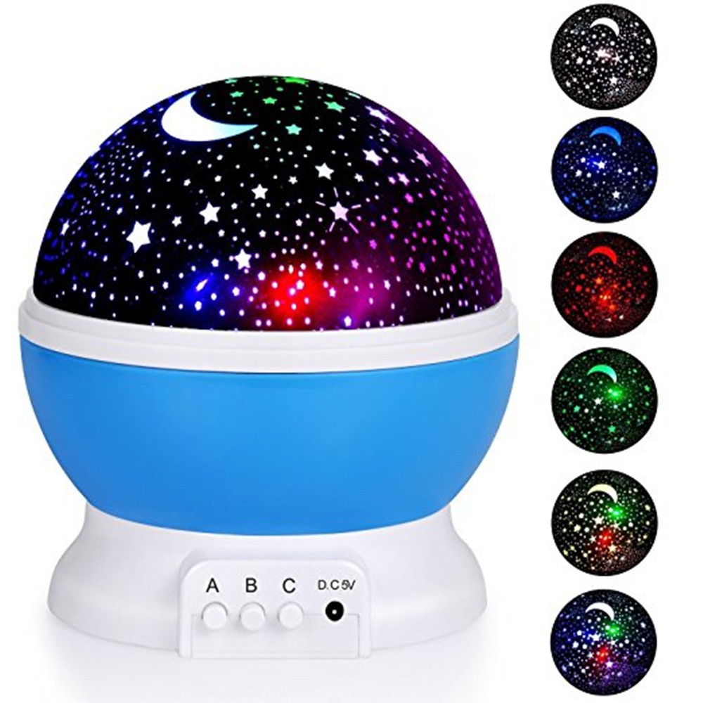 led rotating star projector