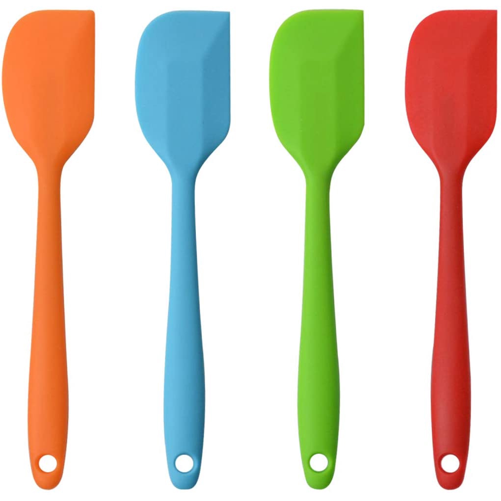 Silicone Heat Resistant Nonstick Spatula Flexible Rubber Scraper
