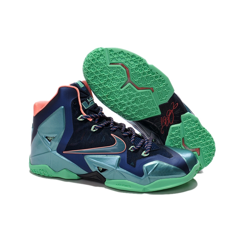 lebron james shoes green