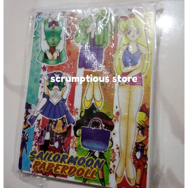 sailor moon paper dolls