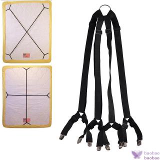 1 Set Crisscross Adjustable Bed Fitted Sheet Straps ...