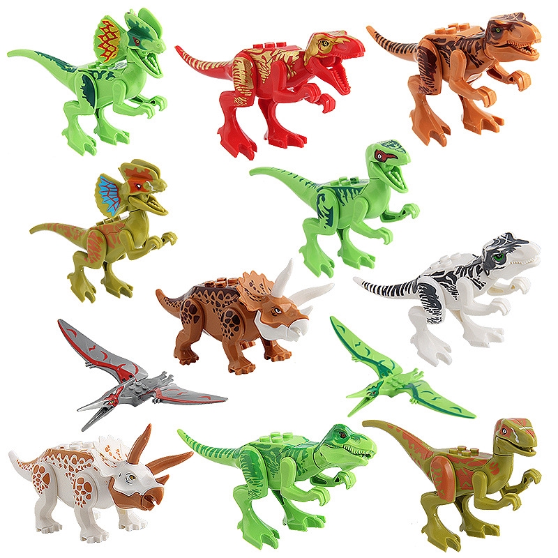 dinosaur building blocks set