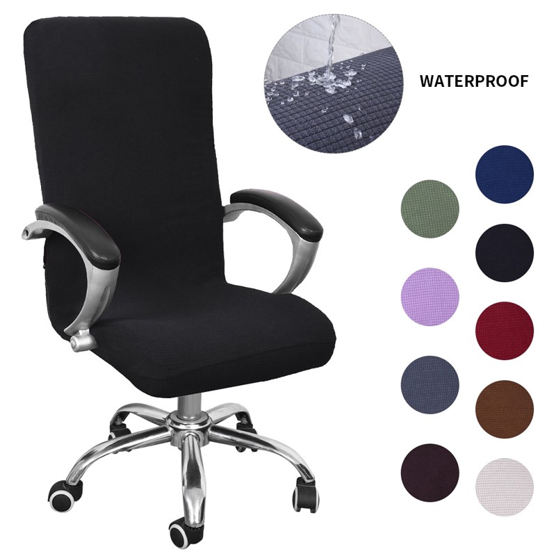 Swivel Chair Cover Stretchable Removable Computer Office Washable