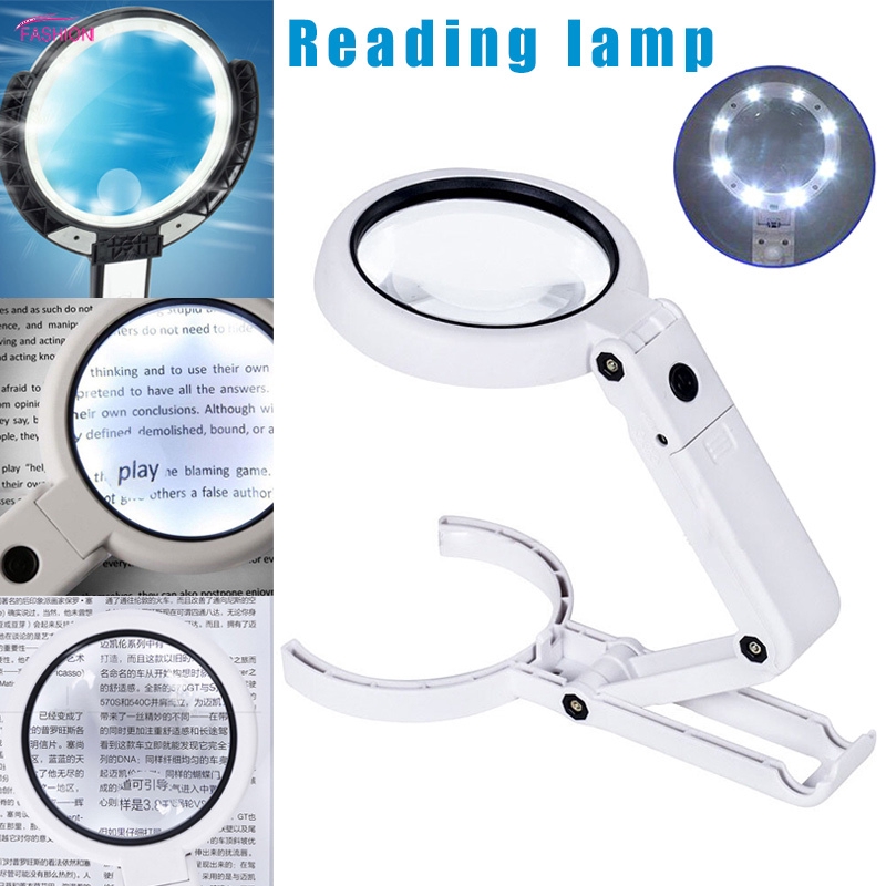 magnifying reading lamp with stand