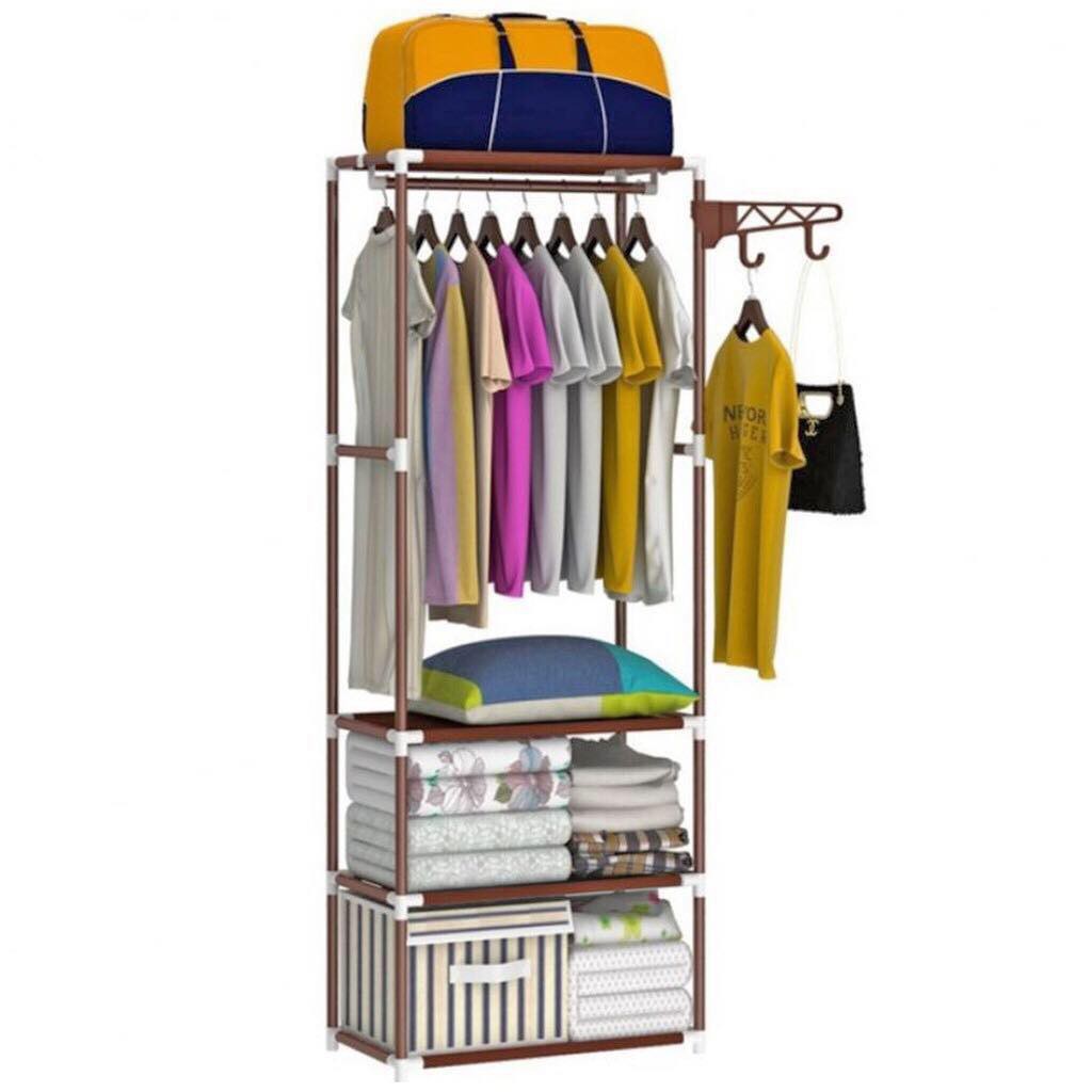 Amare Coat Rack Stainless Steel Nonwovens Assembly Bedroom Hanging Storage Clothes Hanger Wardrobe Shopee Philippines