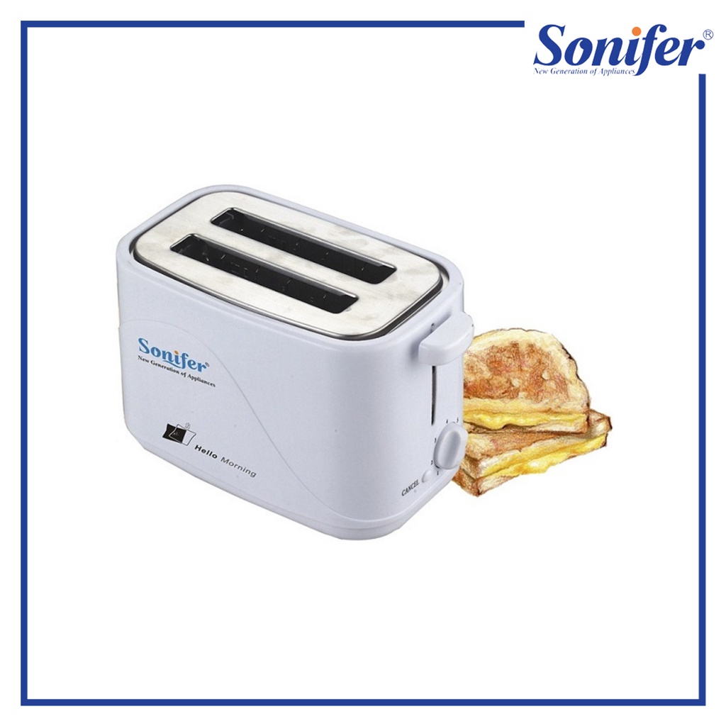 Sonifer SF6005 Bread Toaster 2 Slices Toaster Automatic Fast Heating