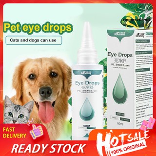 【Ready Stock】60ml Pet Supplies Dog Cat Remove Tear Stains Dirt Health Care Liquid Eye Drops