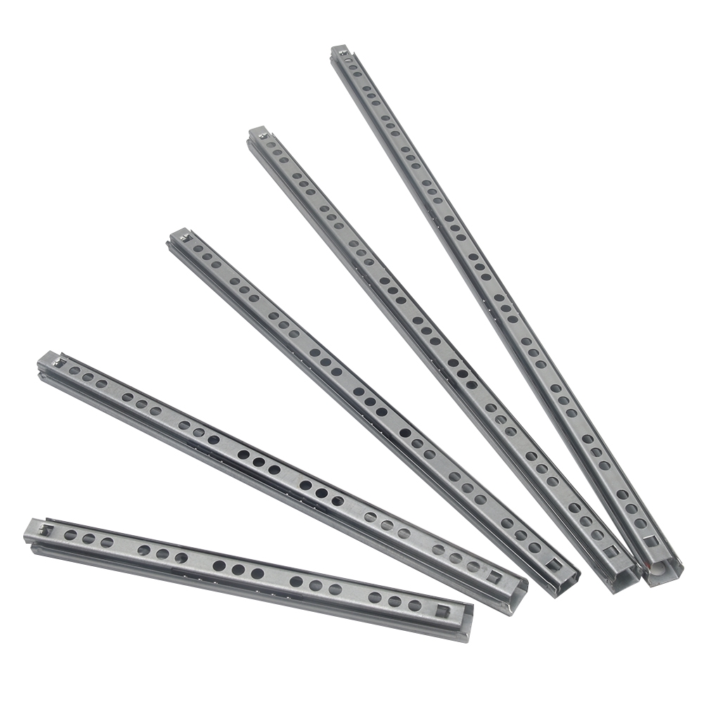 Home Improvement Runner Slide Groove Steel Ball Bearing Two
