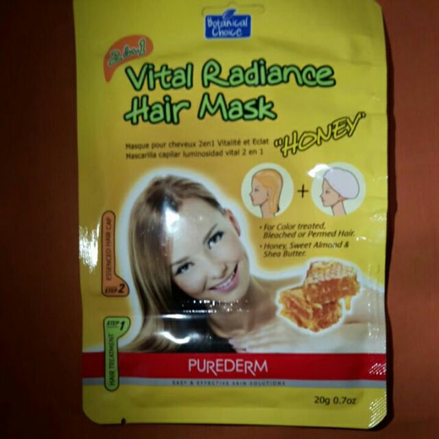 Vital Radiance Hair Mask Honey Shopee Philippines