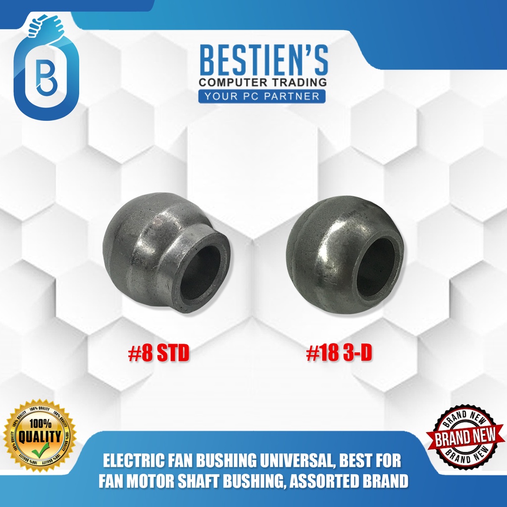 ELECTRIC FAN BUSHING UNIVERSAL, BEST FOR FAN MOTOR SHAFT BUSHING