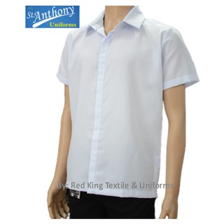 St. Anthony Covered Button (Plain Polo Barong Style) Clothman Fabric ...