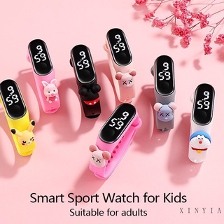 LED Carton Waterproof Digital Watch Bracelet Children Touch Electronic Watch for Kids Leisure Students Sport Kid Watch Gift