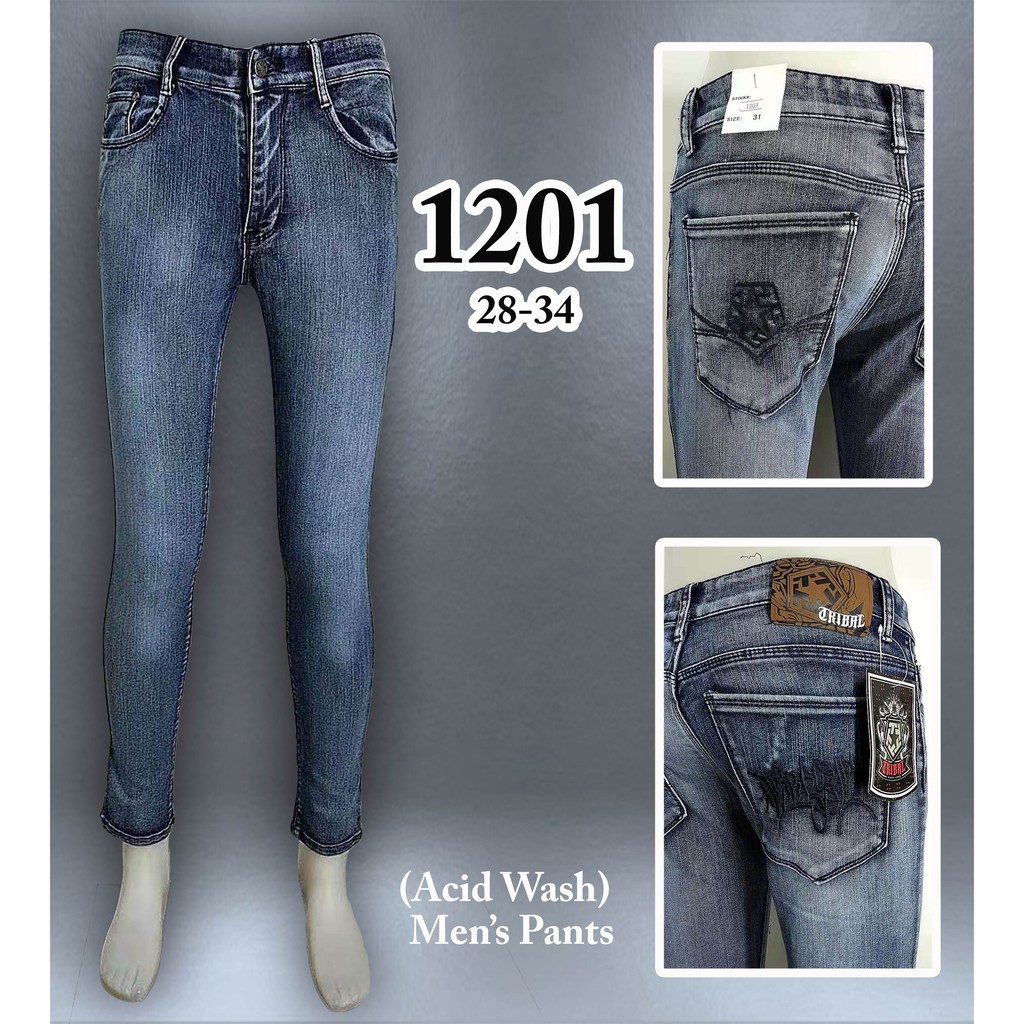 2 color denim jeans