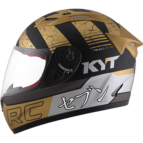 Kyt Rc7 Rc Seven Motif 17 Cheap Fullface Helmet Shopee Philippines