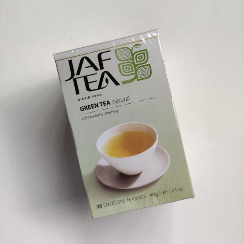 JAF TEA GREEN TEA NATURAL 20 envelope teabags (40g) | Shopee Philippines