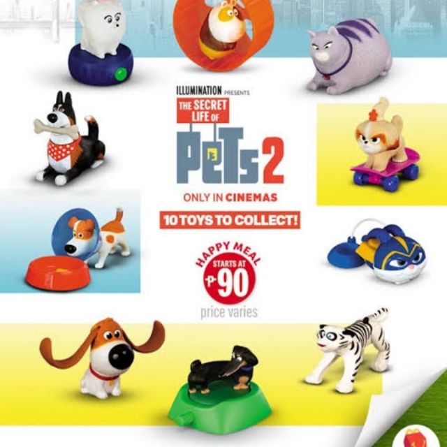 mcdo toys secret life of pets