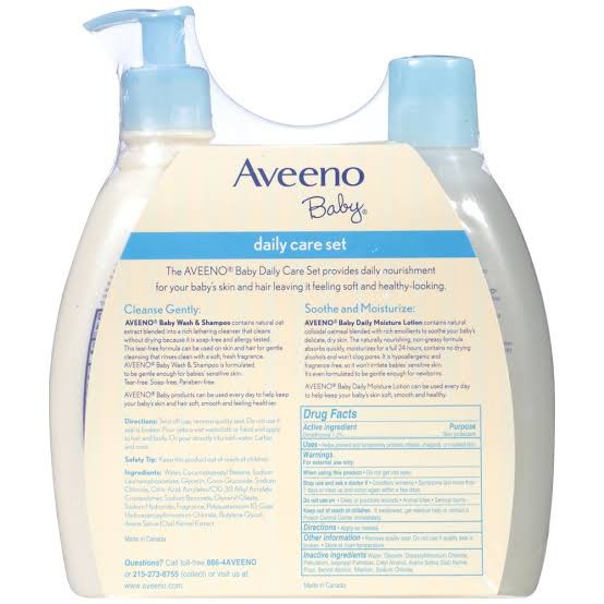 aveeno baby set