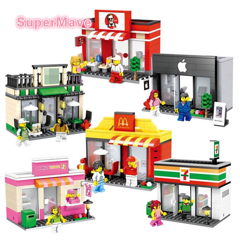 lego burger shop