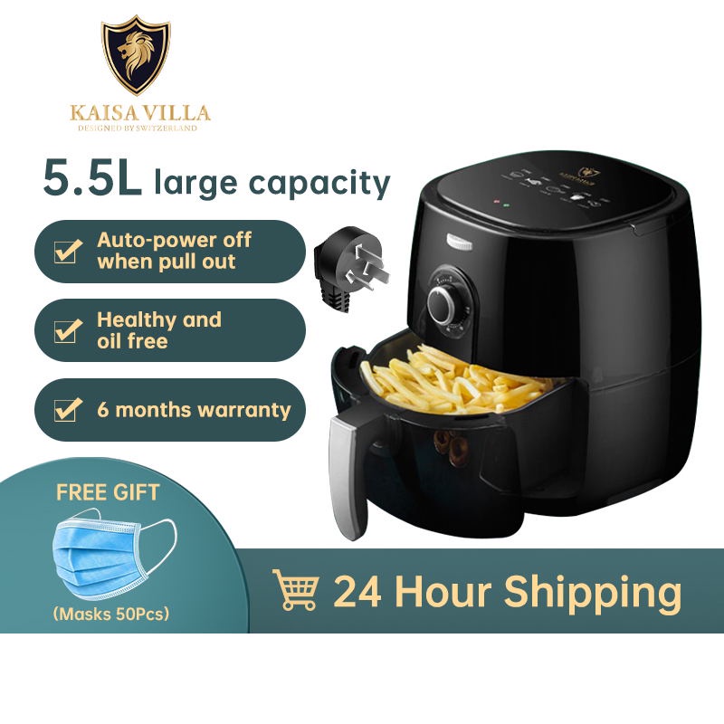 Kaisa Villa Digital 4.5L/5.5L Air Fryer Automatic Oil Free Electric