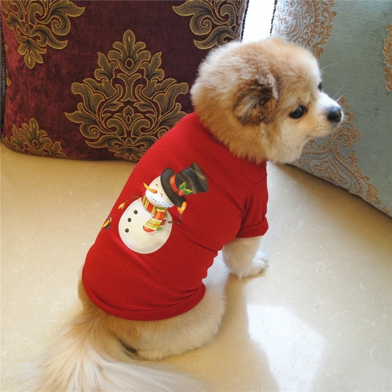 dog santa sweater