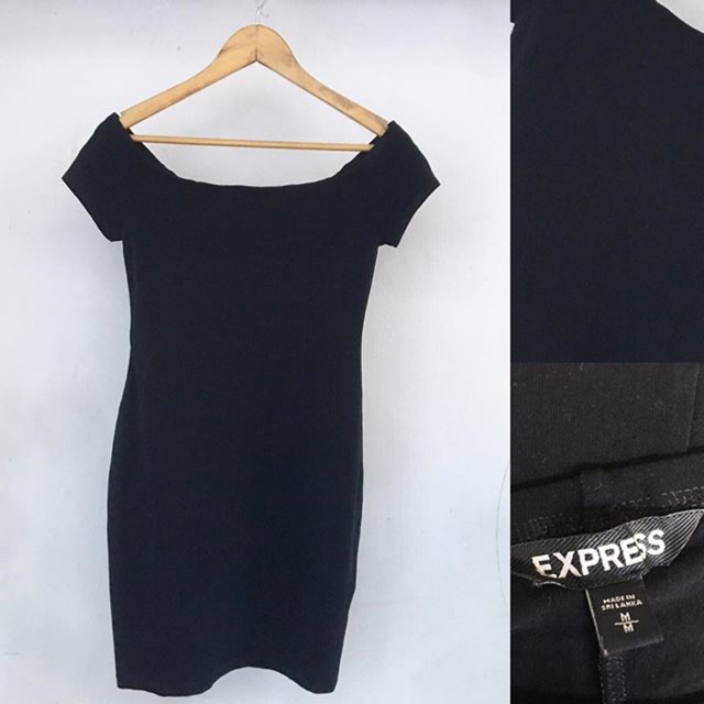 express black bodycon dress