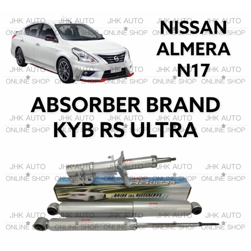 Absorber Kyb Rs Ultra Almera N Kyb Shopee Philippines