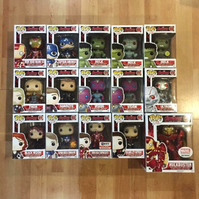 Funko Pop Avengers Age Of Ultron Set Shopee Philippines