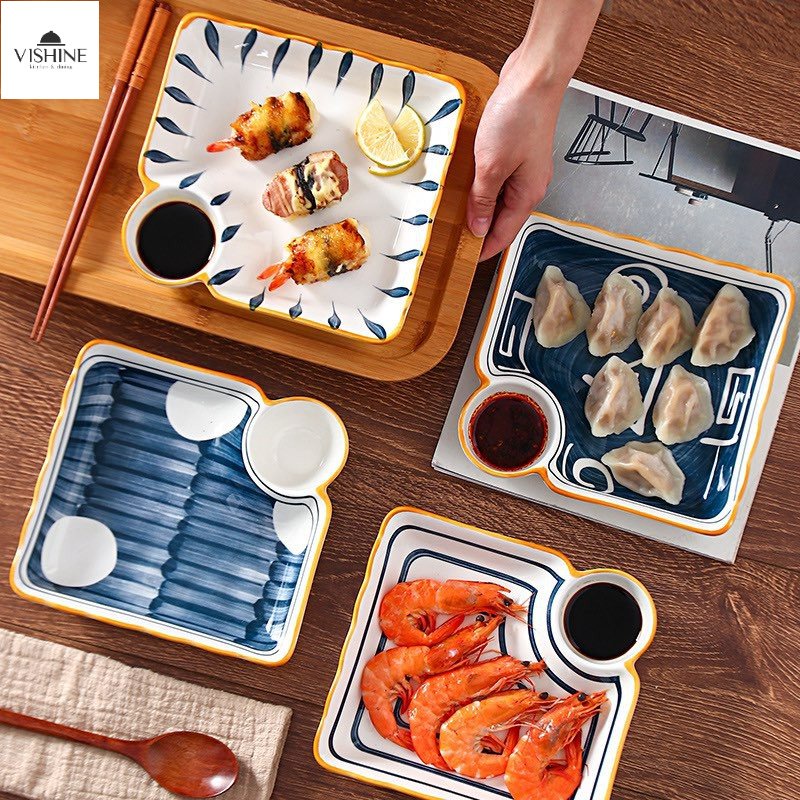 Serving tray for sushi and appetizers 