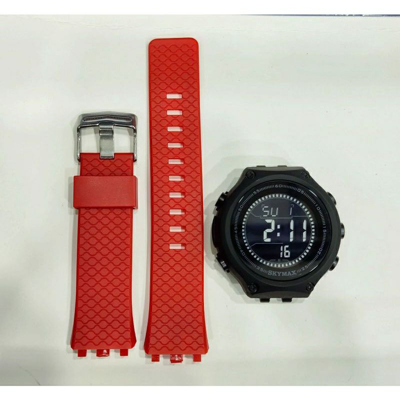 Skymax 1810 G1810 Rope SKYMAX Men ORIGINAL Red Watch STRAP | Shopee ...