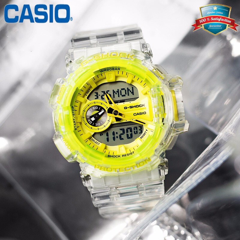 g shock casio clear