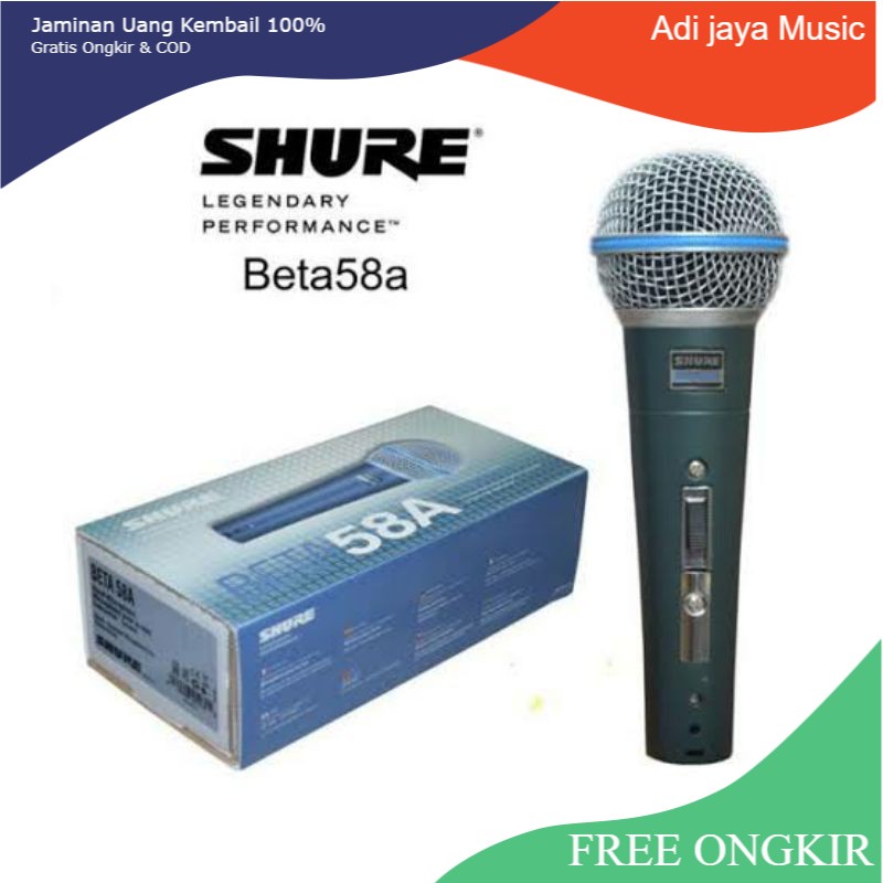 Mic Shure Beta 58A Microphone Shure Microphone Beta 58A Mic Microphone ...