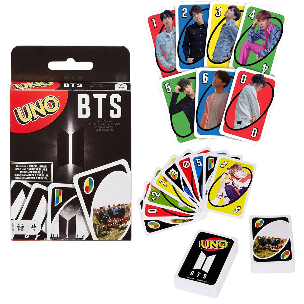 Mattel Games UNO BTS Card Game Family Funny Entertainment