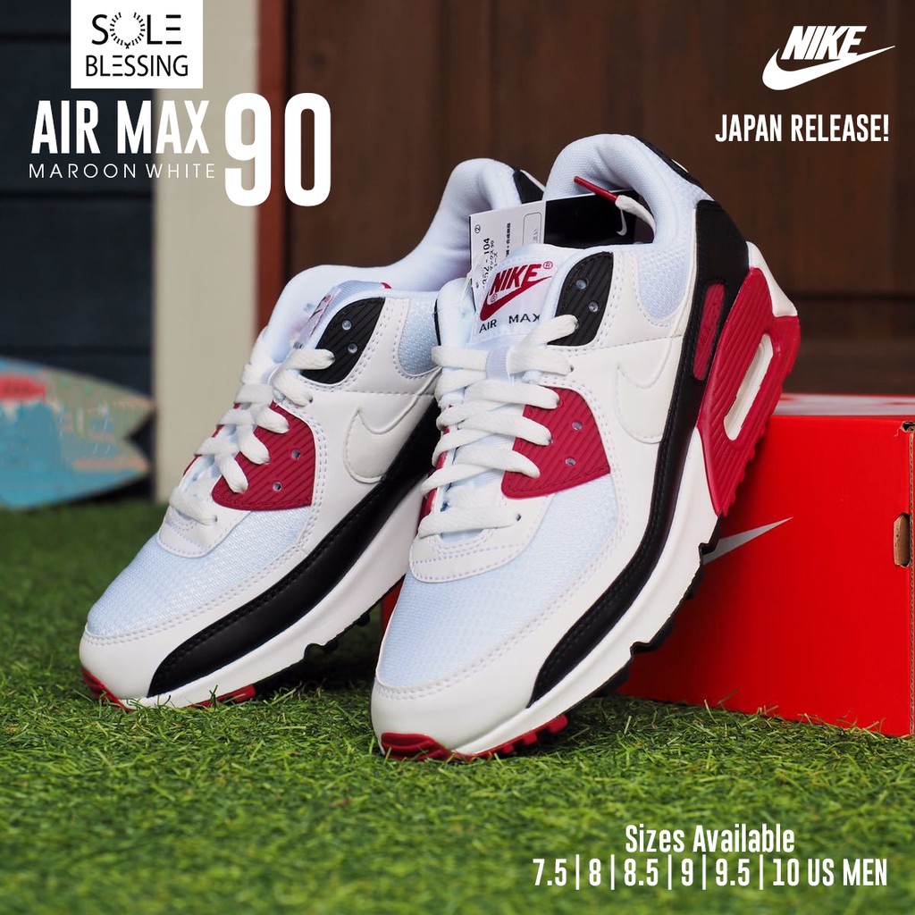 airmax 90 maroon