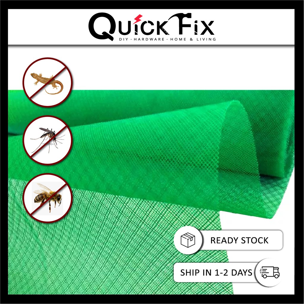 QuickFix Insect Net Screen Netting 4ft x 1M PVC Mosquito Mosquitoes