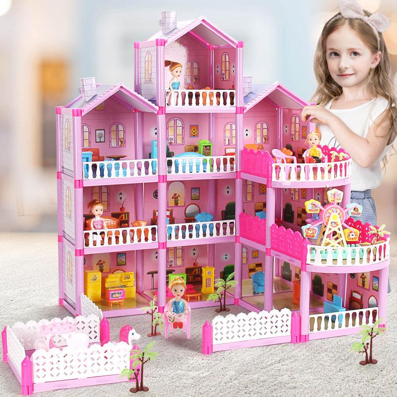 castle barbie house