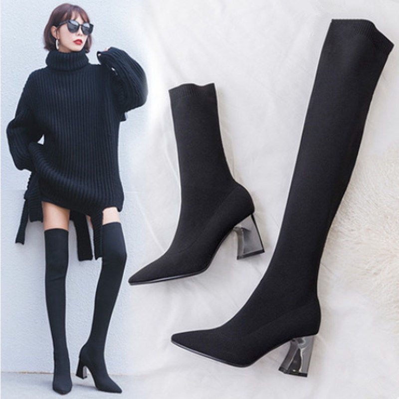 stocking boots trend