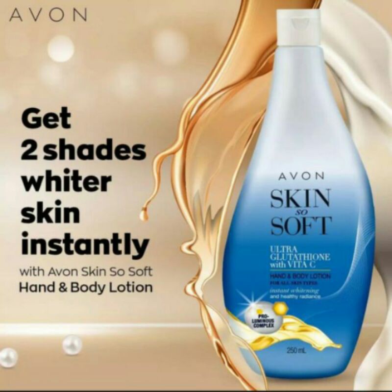 Avon Skin So Soft Ultra Glutathione with Vitamin C Hand & Body Lotion
