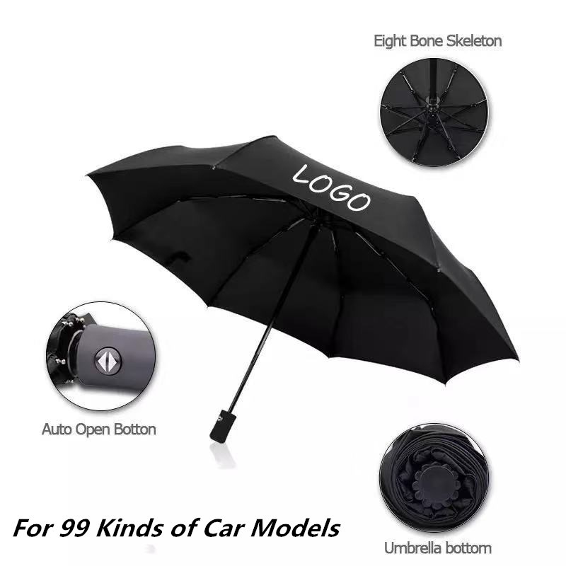 Auto Sport AUTO Open Large Folding Umbrella Windproof Sunshade with Car Logo for Buick 