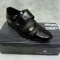LUCKY SEVEN BLACK SHOES | Shopee Philippines