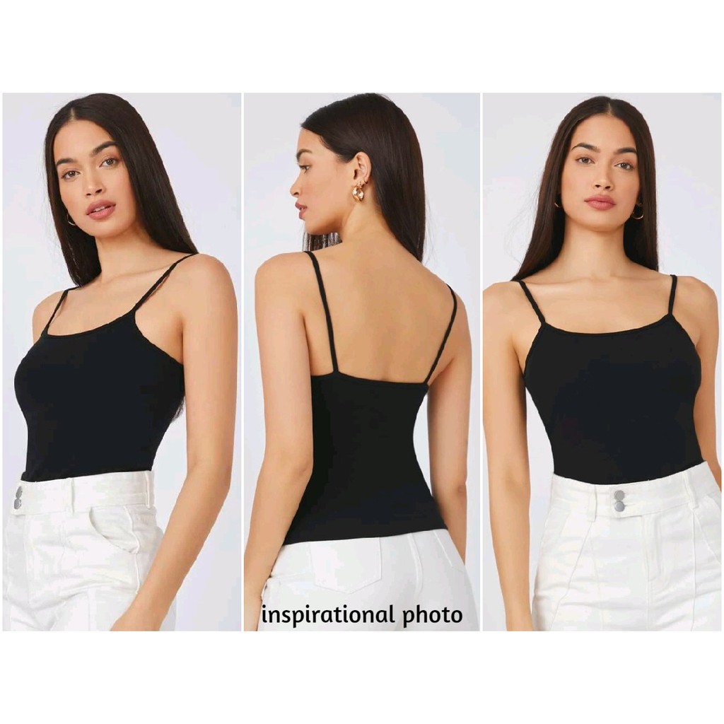 Direct Supplier/Manufacturer Square Back Spaghetti Strap Tops Only Shopee Philippines