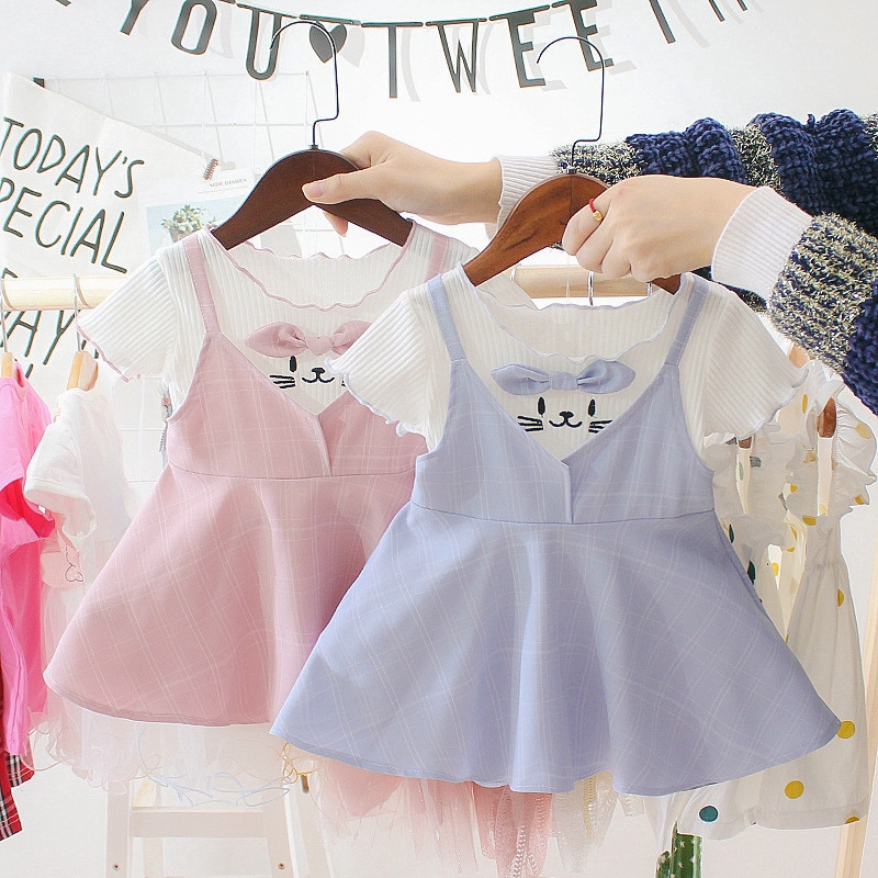 two piece dress summer