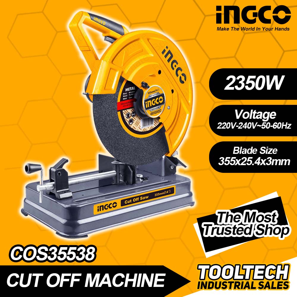 INGCO Cut Off Machine 2350watts *TOOLTECH* | Shopee Philippines