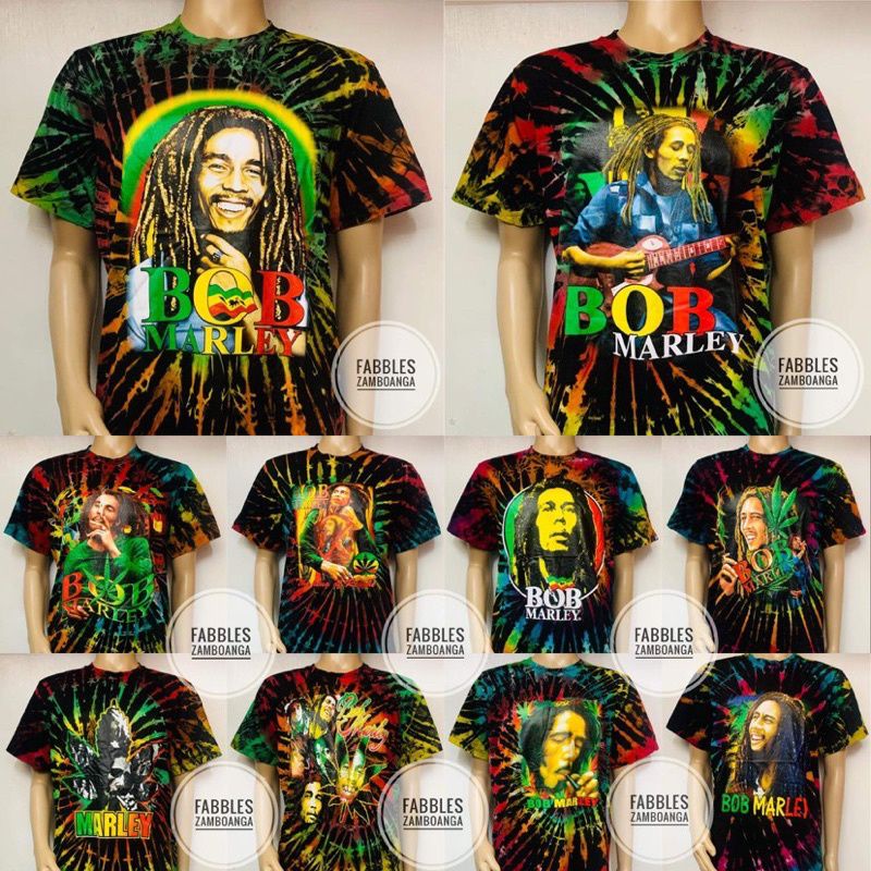 Bob Marley Tie Dye Dashiki Shirt/Rasta Tie Dye Shirt Shopee Philippines