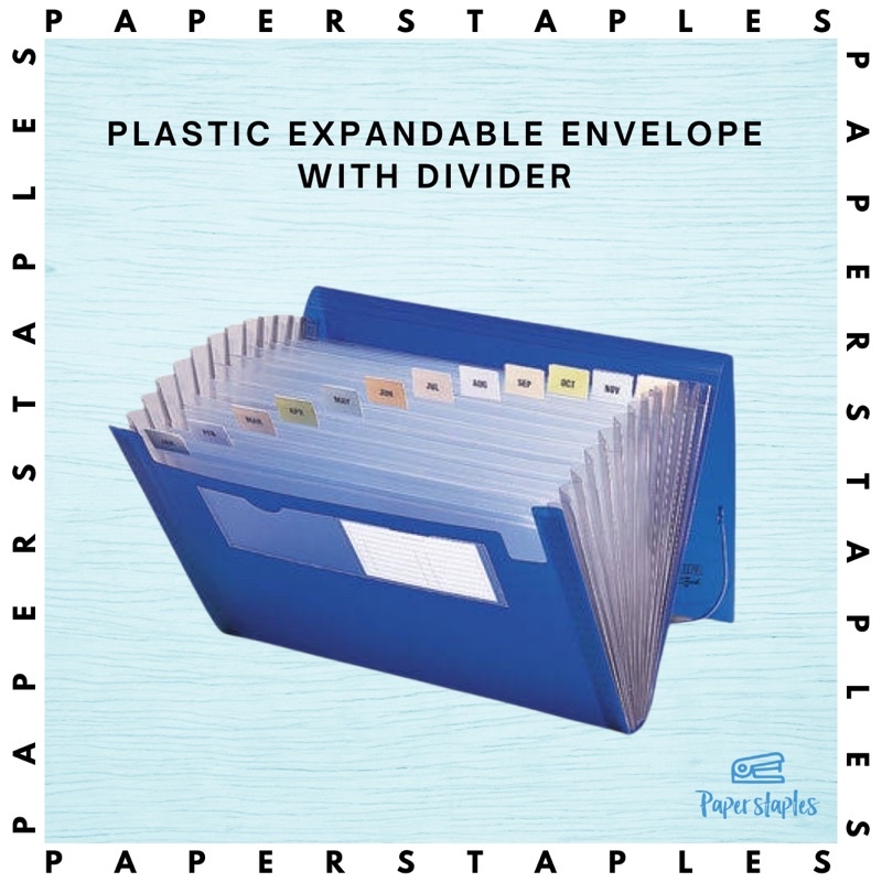 Plastic Expandable Envelope With Divider Shopee Philippines 0682