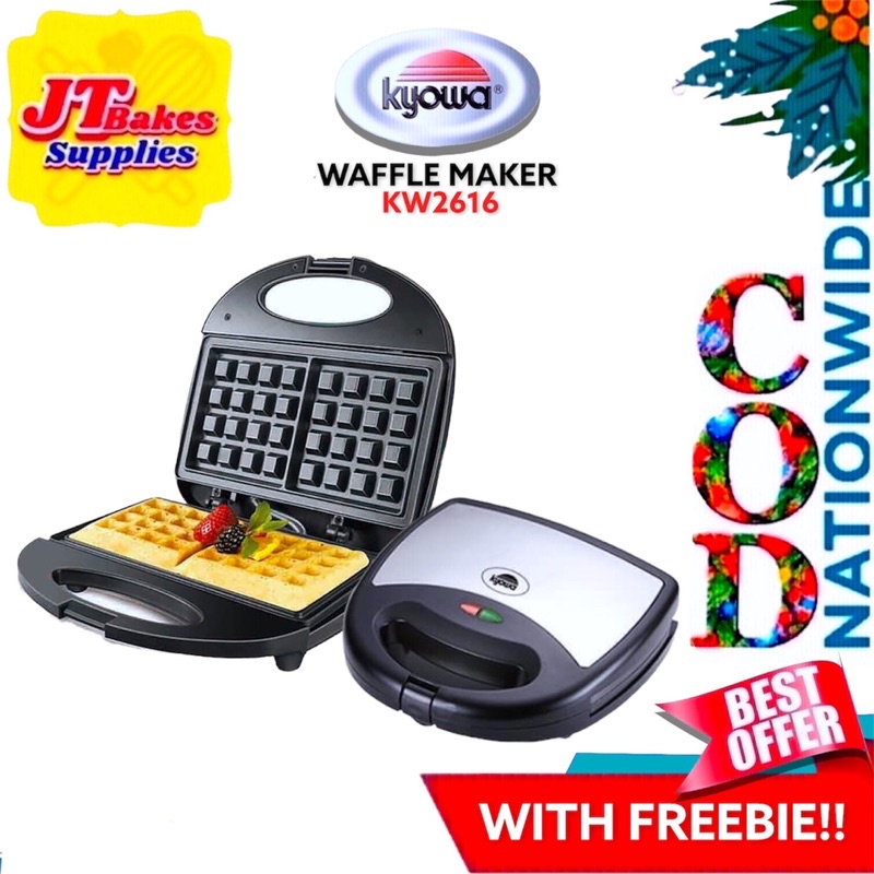 Kyowa Waffle Maker Kw2616 Stainless Steel Body Casing with Freebie