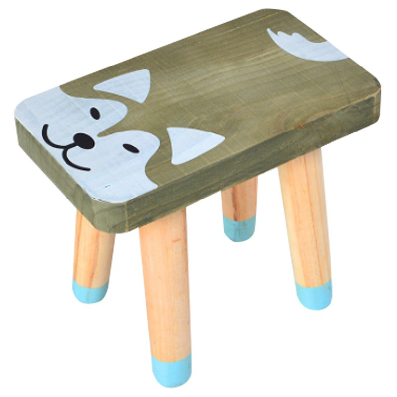 wooden baby seat